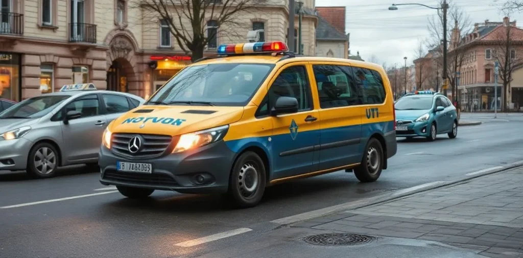 На Южной дамбе загорелся автобус №14, движение остановлено