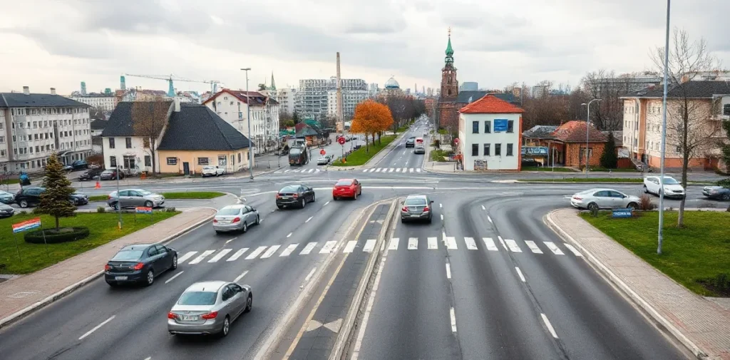 В центре Перми затруднено движение после ДТП